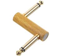 MAJORMENCH Conector de Pedal de Guitarra 6,35 Mm Tipo Z Resistente, Acoplador para Pedaleras de Guitarra Eléctrica, Accesorio para Cable de Conexión en Sonido en Directo y Estudio