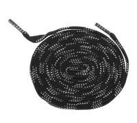 MAJORMENCH Cordones de Patines de Hockey sobre Hielo 1 Par, Cordones Planos Encerados de Poliéster Negro 200 Cm, Resistentes al Desgaste para Zapatillas Deportivas y Patines, Accesorios