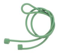 MAJORMENCH Cuerda Desmontable Antipérdida para Auriculares Deportivos, Cordón de Silicona Verde, Accesorio Práctico para Sujetar Auriculares Cuello Durante Ejercicio