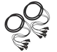 MAJORMENCH Diadema de Pañuelo Shemagh Árabe para Hombre Adulto, 2 Piezas, Color Negro, Material Pu, Fácil de Usar y Ajustable Mayoría de Tamaños de Cabeza, Adecuado para Fiestas de Disfraces