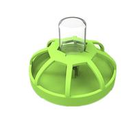 MAJORMENCH Fuente de Agua y Fácil de Limpiar para Mascotas Verde de Abs Plástico Tazón para Beber No Tóxico Adecuado para Terrapines y Geckos Hogar