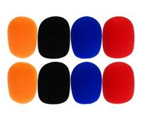 MAJORMENCH Fundas Parabrisas Grueso de Esponja Ktv para Micrófono de Mano 8 y Lavable que Reduce Ruidos No Deseados para Uso en Escenario
