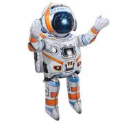 MAJORMENCH Globos Inflables de Astronauta Material Pa Aluminio, Resistencia al Desgarro y Rápida Inflación para Decoración de Cumpleaños y Celebraciones Espaciales
