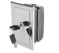 MAJORMENCH Interruptor de puerta rodante con llaves incluidas, hierro plata, bloqueo automático, fácil instalación, seguridad mejorada, para puerta de garaje eléctrica y persianas