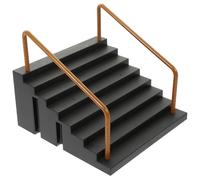 MAJORMENCH Kit De Parque De Patinetas para Niños, Obstáculo De Patineta De Dedo, Accesorio Plástico, Tamaño Compacto, Entrenamiento De Coordinación Manual, Uso En Interiores o Escolares,