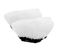 MAJORMENCH Pantalla Redonda de Lámpara de Tela 27 Cm 2 Piezas, Cubierta Difusora para Luz de Relleno, Accesorio Fotográfico para Iluminación Profesional y Estudio