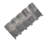 MAJORMENCH Parabrisas Plegable Ligero para Estufa de Camping de Aluminio, 10 Paneles Funda de Transporte, Protector de Viento Portátil para Hornillo de Acampada y Actividades al Aire Libre