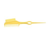 MAJORMENCH Peine para Mechas Amarillo de Abs Higiénico y Multiusos para Rutina de Peinado en Salón de Belleza o Spa