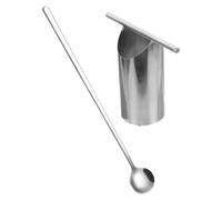 MAJORMENCH Perforador de Frutas Redondo y Vaciador de Melón de Acero Inoxidable Reutilizable para Cocina, Adecuado para Hacer Agujeros en Sandía y Melón