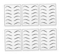 MAJORMENCH Piel Sintética para Práctica de Maquillaje Cejas y Labios 6 Piezas Tamaño Estándar Flexible para Artistas y Principiantes Entrenamiento Profesional Belleza