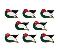 MAJORMENCH Pin de Paloma la Paz Bandera Palestina 8 Piezas, Diseño Compacto en Aleación Ligera, Accesorio Versátil para Reuniones y Regalos Elegantes