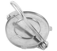 MAJORMENCH Prensa Manual de Masa para Empanadas y Tortillas de Aleación de Aluminio Acabado Plata Herramienta para Cocina Casera con Diseño Versátil y Uso en Panadería