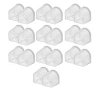 MAJORMENCH Protección contra Hundimiento 10 Pares de Tacón Alto Reutilizables de PVC Transparentes Resistentes al Desgaste para Zapatos de Baile