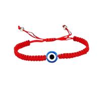MAJORMENCH Pulsera de Mal de Ojo Tejida a Mano, Cadena Roja Ajustable, Joyería para Mujer, Decoración de Muñeca, Protección contra Malas Energías, Tamaño Único, Diseño Artesanal