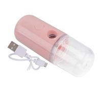 MAJORMENCH Pulverizador de Niebla Hidratante, Rociador Facial Nanométrico Mini de 150 Mah, Rosa, Abs y Pc, Carga Usb, para Cuidado E Hidratación Facial Color Aleatorio