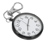 MAJORMENCH Reloj de Bolsillo para Enfermería Clip, Pantalla de Alta Visibilidad y Precisión, Acero Inoxidable, Adecuado para Entornos Clínicos y Formación Médica