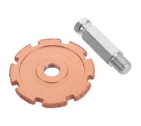 MAJORMENCH Rueda Pulidora de Tungsteno para Neumáticos de Coche 50 Mm de Diámetro X 5 Mm de Grosor, Disco Abrasivo de Grano Fino, Cabezal de Pulido de Baja Velocidad para Amoladora