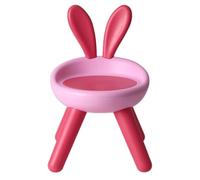 MAJORMENCH Silla Infantil Respaldo y Asiento Antideslizante de Plástico Rosa, Taburete Pequeño y Ligero, Adecuado para Jardín de Infancia, Guardería y Uso Doméstico, 1 Unidad