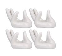 MAJORMENCH Soporte de Mano para Ocarina de Cerámica, 4 Piezas, Accesorios para Instrumento Musical, Base Estable para Ocarinas de 6 y 12 Agujeros, para Práctica y Presentación