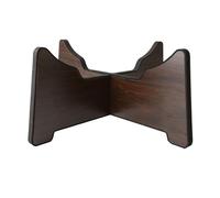 MAJORMENCH Soporte Portátil Lengüetas de Acero Estructura Estable y Material Plástico Marrón para Exhibición y Fácil Extracción del Steel Tongue Drum