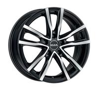 LLANTAS MAK MILANO PARA TOYOTA 6.5x16 5x100 BLACK MIRROR 5X1