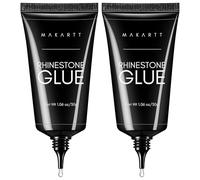 Makartt Rhinestone Glue Gel: 2 unidades de 30 ml de gel de pegamento UV para uñas con diamantes de imitación y abalorios