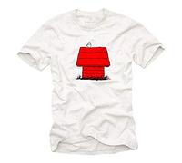 MAKAYA Camiseta con Perro Hombre - Dog - Blanco XXXL