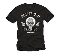 MAKAYA Camiseta Roshi´s GMY - Training with The Master - Negro XXXXL