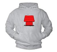 MAKAYA Sweatshirt con Capucha - Estampada con Dibujo Divertido Snoop Dog Hoodie Sudadera Gris XXXL