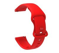 MAKAZHZZRM Correa de silicona de 20 mm y 22 mm compatible Fit For Polar Pacer, Ignite 2, Unite Sport y Polar Vantage M2, Grit X Pro.(Red,22mm)