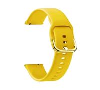 MAKAZHZZRM Correa de silicona de 20 mm y 22 mm compatible Fit For Zeblaze Vibe 7 Lite y Zeblaze Stratos 3 2, Ares 3 Pro y Btalk 2.(Yellow,20mm)