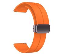 MAKAZHZZRM Correa de silicona for reloj inteligente Mibro C3 C2 (20 mm y 22 mm, liberación rápida) compatible con Mibro Lite2/X1/A1 A2/T2(Orange,22mm)