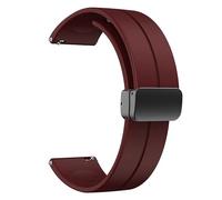 MAKAZHZZRM Correa de silicona for reloj inteligente Mibro C3 C2 (20 mm y 22 mm, liberación rápida) compatible con Mibro Lite2/X1/A1 A2/T2(Wine red,22mm)