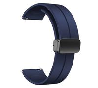 MAKAZHZZRM Correa de silicona for reloj inteligente Mibro C3 C2 (20 mm y 22 mm, liberación rápida) compatible con Mibro Lite2/X1/A1 A2/T2(Navy blue,22mm)