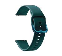MAKAZHZZRM Correa deportiva de 22 mm compatible con el reloj inteligente IMILAB KW66/W12. Correa de silicona compatible con la pulsera YAMAY SW022/Realme Watch 2 3 S.(Dark green)