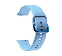 MAKAZHZZRM Correa deportiva de 22 mm compatible con el reloj inteligente IMILAB KW66/W12. Correa de silicona compatible con la pulsera YAMAY SW022/Realme Watch 2 3 S.(Light blue)