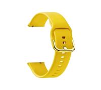 MAKAZHZZRM Correa deportiva de silicona for reloj inteligente Mibro C3, Correa deportiva de silicona de 20mm y 22mm for Mibro Lite 2/T2/A1 A2/X1/Lite/C2(Yellow,22mm)