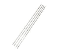 MAKAZHZZRM Tira de LED for iluminación Trasera de 10LED Compatible Fit For MASINO LE-50FS HBTV-50K5S BBK 50LEX-5043 50LEM-1043 FTS2C TD Systems 50 TV K50DLJ11US(Kit 4pcs For 1 TV)