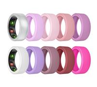 MAKCPOIMER Paquete de 10 fundas de anillo para anillo Oura Gen 4/3, protector de silicona para RingConn Gen 2/1, accesorios de entrenamiento, hombres y mujeres (los 10 colores-2, L (12/13/14/15))