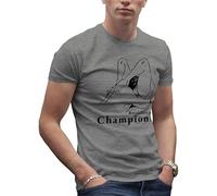 Makdi Breakfast of Champions Parody Camiseta Gris de Hombre Size S