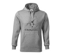 Makdi Breakfast of Champions Parody Sudadera con Capucha Gris Unisex Size M