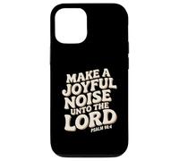 Make a Joyful Noise Unto the Lord Psalm 98:4 Christian Carcasa para iPhone 12/12 Pro