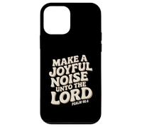 Make a Joyful Noise Unto the Lord Psalm 98:4 Christian Carcasa para iPhone 12 mini