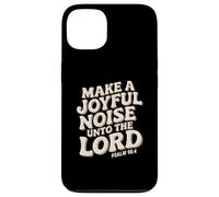 Make a Joyful Noise Unto the Lord Psalm 98:4 Christian Carcasa para iPhone 13
