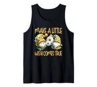 Make A Little Wish Dandelion Gnome Graphic For Gardener Camiseta sin Mangas