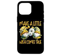 Make A Little Wish Dandelion Gnome Graphic For Gardener Carcasa para iPhone 16 Pro Max