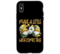 Make A Little Wish Dandelion Gnome Graphic For Gardener Carcasa para iPhone X/XS