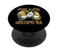 Make A Little Wish Dandelion Gnome Graphic For Gardener PopSockets PopGrip Adhesivo