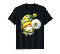 Make A Little Wish Dandelion Gnome Graphic For Gardening Mom Camiseta