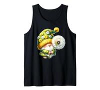 Make A Little Wish Dandelion Gnome Graphic For Gardening Mom Camiseta sin Mangas